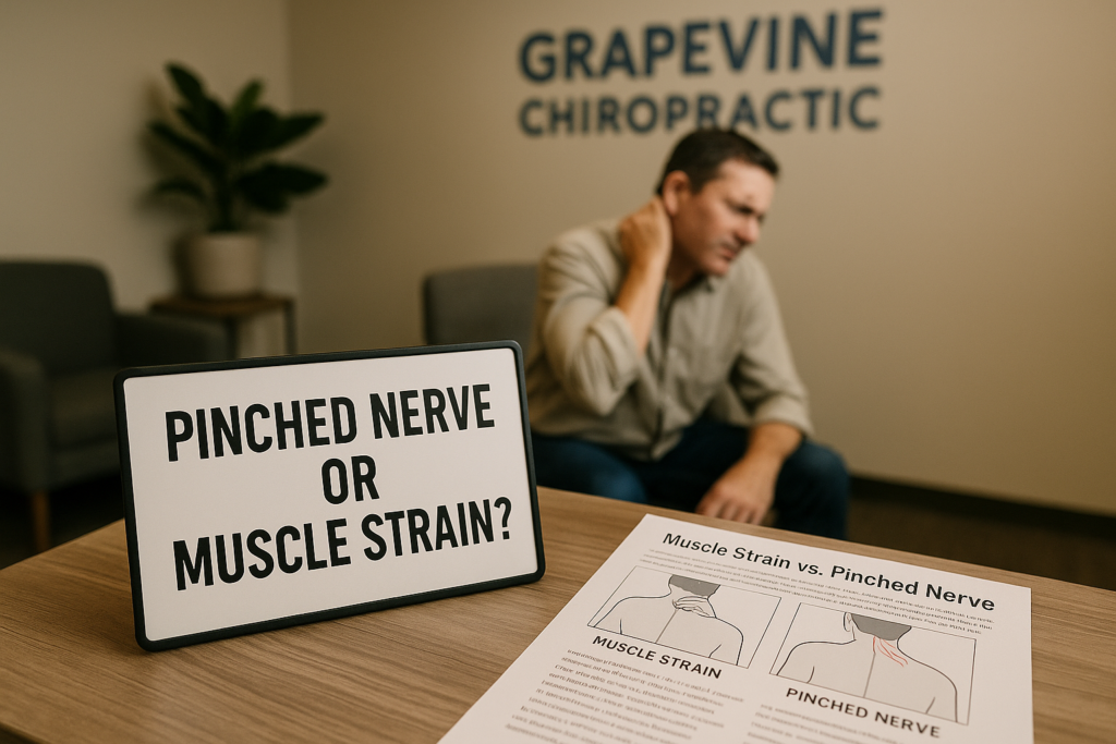 Pinched Nerve or Muscle Strain? How to Tell the Difference and When to Seek Care in Grapevine, TX