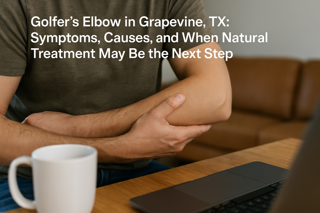 Golfer’s Elbow in Grapevine, TX: Symptoms, Causes, and When Natural Treatment May Be the Next Step